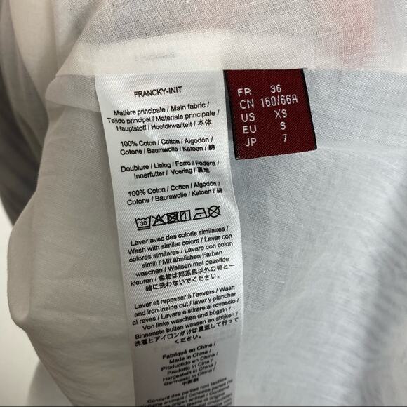 Comptoir Des Cotonniers Womens Francky Blue Striped Maxi Skirt Size X-Small - Picture 5 of 9